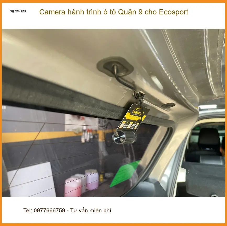 Anh Bảo lắp camera hành trình ô tô Ford Ecosport tại Quận 9 an tâm lái xe ảnh thực tế 2