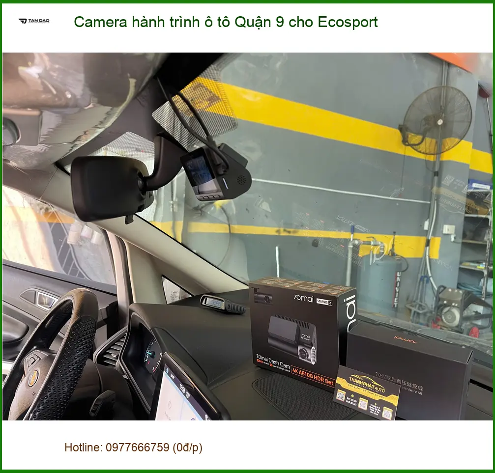 Anh Bảo lắp camera hành trình ô tô Ford Ecosport tại Quận 9 an tâm lái xe ảnh thực tế 4