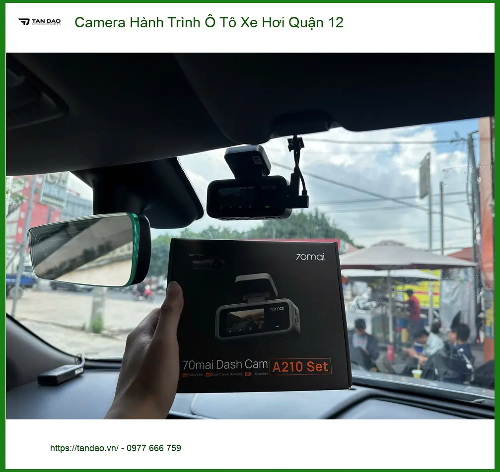 Anh Bình lắp Camera Hành Trình Ô Tô Xe Hơi cho Toyota Raize tại Quận 12 an tâm