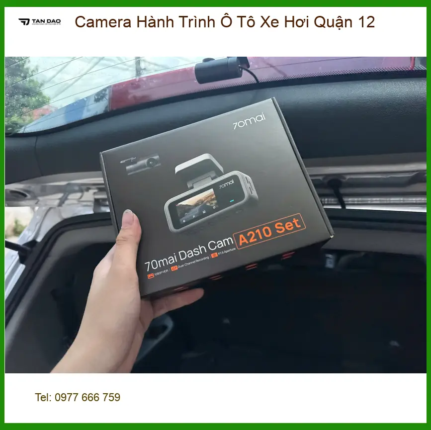 Anh Bình lắp Camera Hành Trình Ô Tô Xe Hơi cho Toyota Raize tại Quận 12 an tâm ảnh thực tế 3