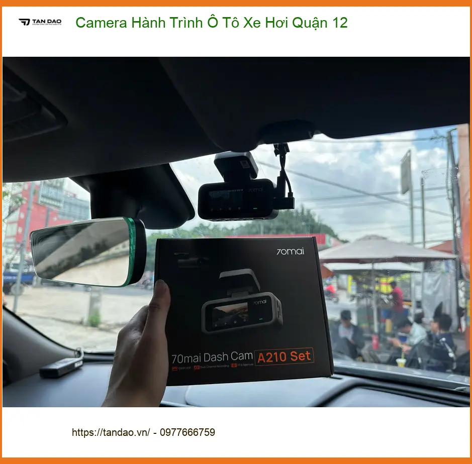 Anh Bình lắp Camera Hành Trình Ô Tô Xe Hơi cho Toyota Raize tại Quận 12 an tâm ảnh thực tế 5