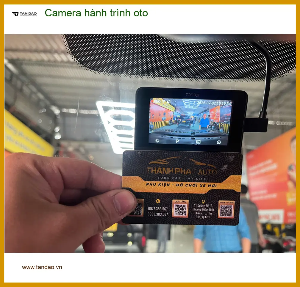 Anh Hải lắp Camera hành trình ô tô tại Gò Vấp cho xe Kia K3 ảnh thực tế 3