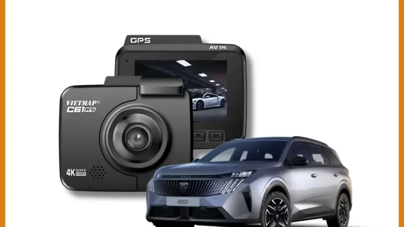 Camera hành trình Peugeot 5008 2024 - Trung Tâm Lắp Đặt Chính Hãng TPHCM