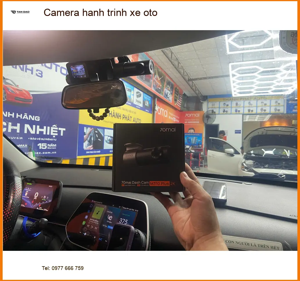 Anh Trọng lắp Camera hành trình xe ô tô cho Honda CRV tại Nhà Bè ảnh thực tế 2