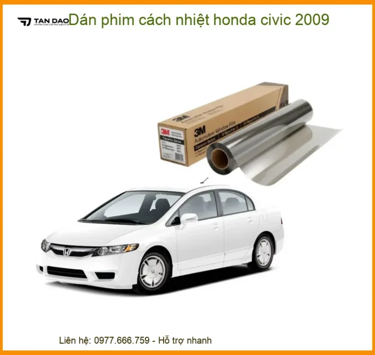 Dán Phim Cách Nhiệt Honda Civic 2009 - Trung Tâm Gắn Giá Tốt TPHCM