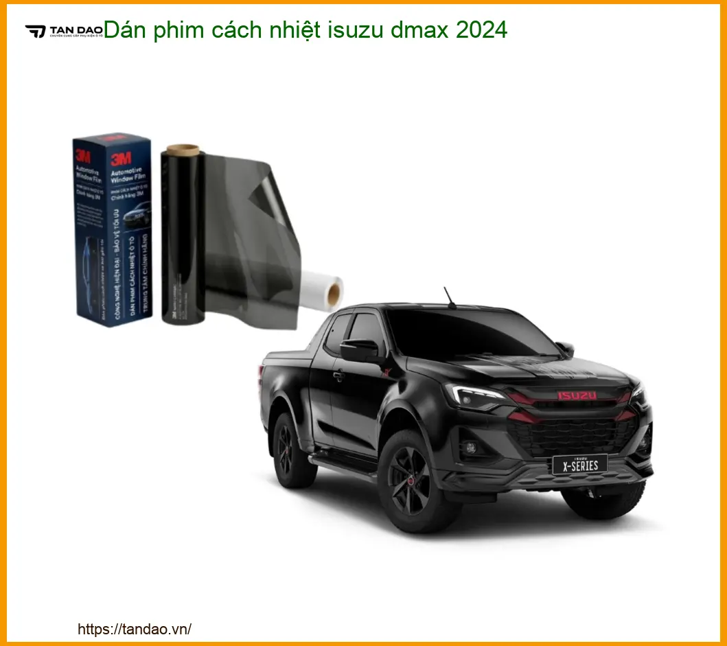 Dán Phim Cách Nhiệt Isuzu Dmax 2024 - Trung Tâm Gắn Uy Tín TPHCM
