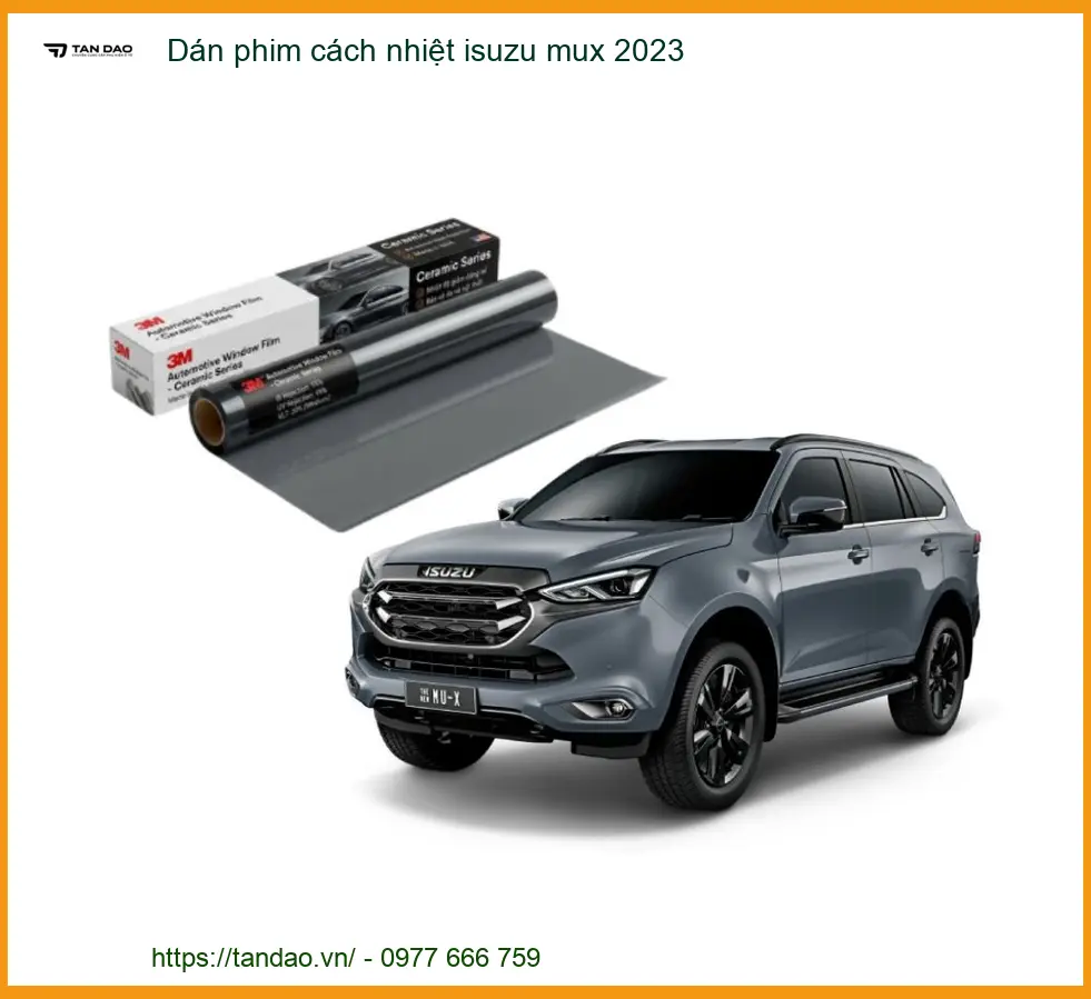 Dán Phim Cách Nhiệt Isuzu Mu-X 2023 - Trung Tâm Lắp Đặt Uy Tín TPHCM