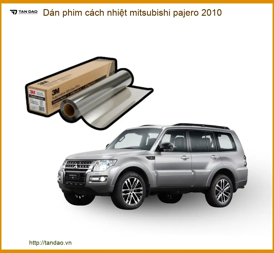 Dán Phim Cách Nhiệt Mitsubishi Pajero 2010 - Địa Chỉ Lắp Đặt Uy Tín TPHCM