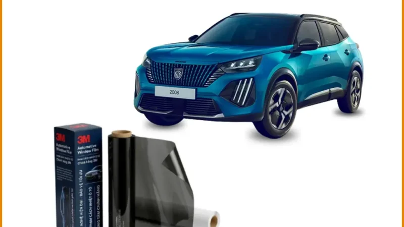 Dán Phim Cách Nhiệt Peugeot 2008 2026 - Trung Tâm Thi Công Chính Hãng TPHCM
