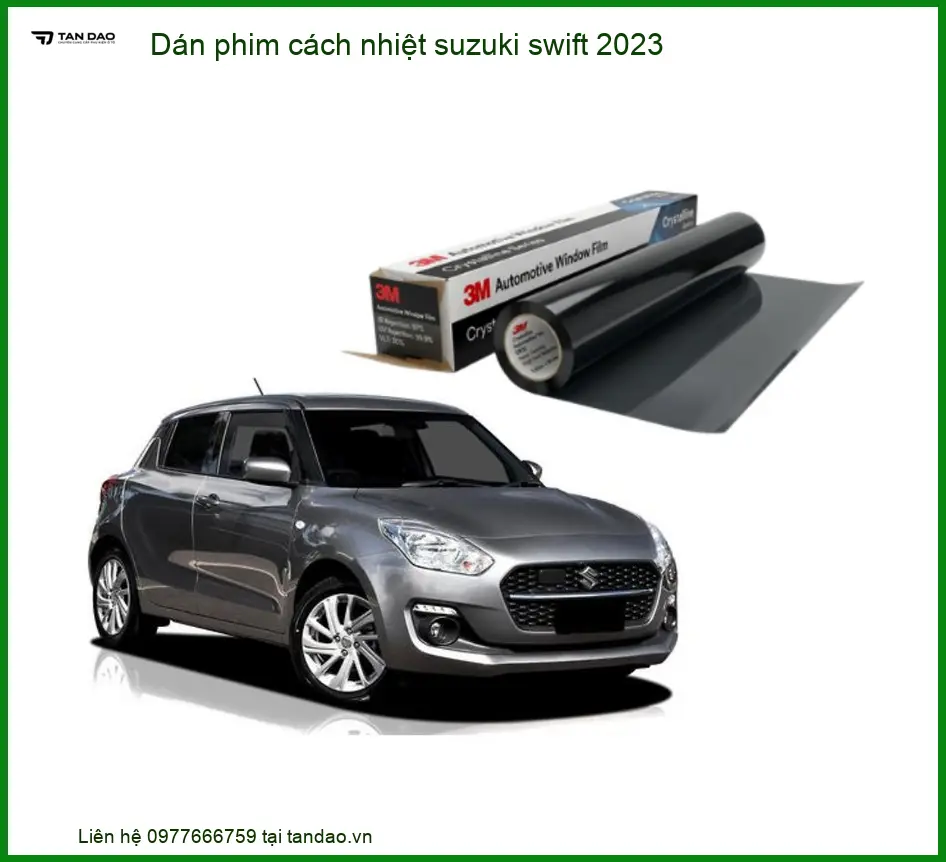Dán Phim Cách Nhiệt Suzuki Swift 2023 - Địa Chỉ Lắp Đặt Uy Tín TPHCM