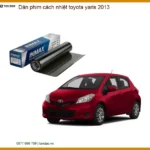 Dán Phim Cách Nhiệt Toyota Yaris 2013 - Địa Chỉ Lắp Đặt Uy Tín TPHCM