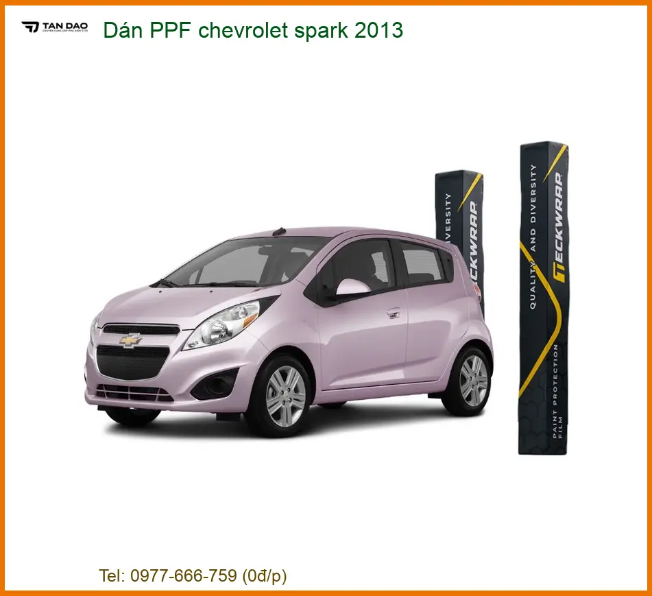 Dán PPF Chevrolet Spark 2013 - Địa Chỉ Lắp Đặt Uy Tín TPHCM