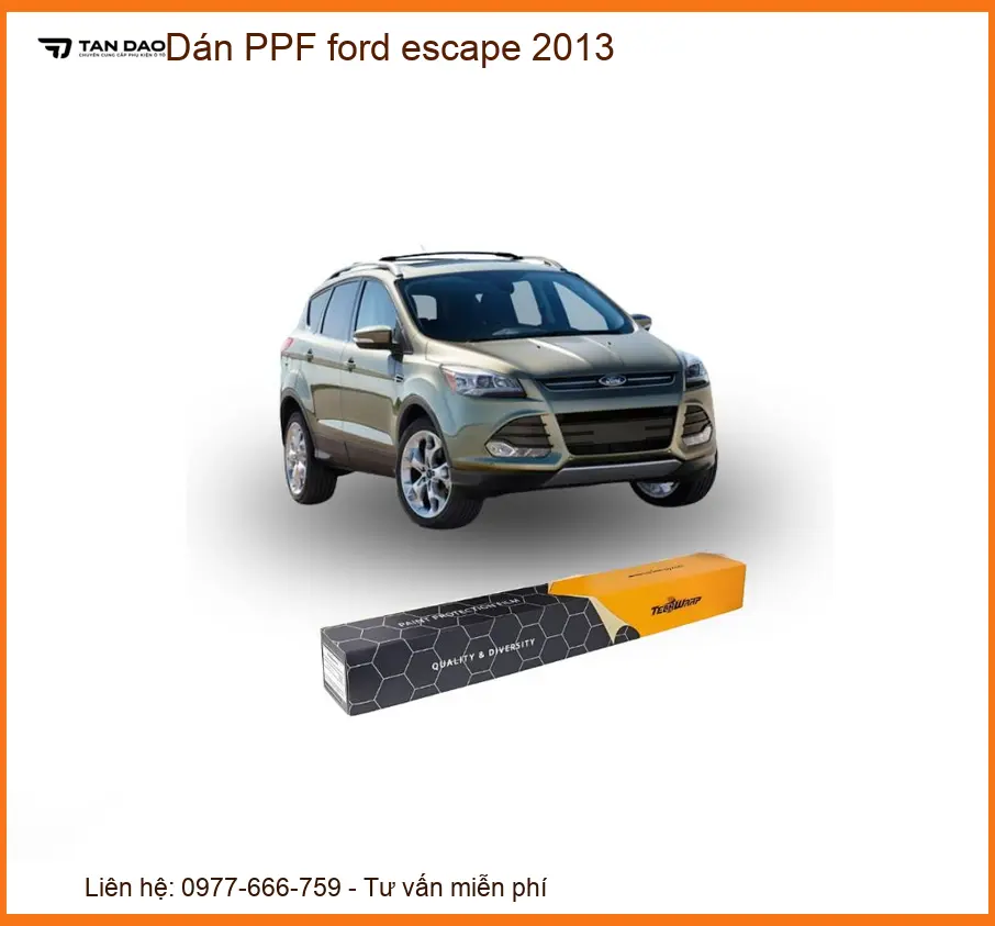 Dán PPF Bảo Vệ Sơn Ford Escape 2013 - Trung Tâm Lắp Đặt Chính Hãng TPHCM