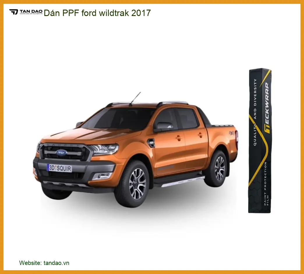 Dán PPF Bảo Vệ Sơn Xe Ford Wildtrak 2017 - Trung Tâm Thi Công Chính Hãng Uy Tín TPHCM