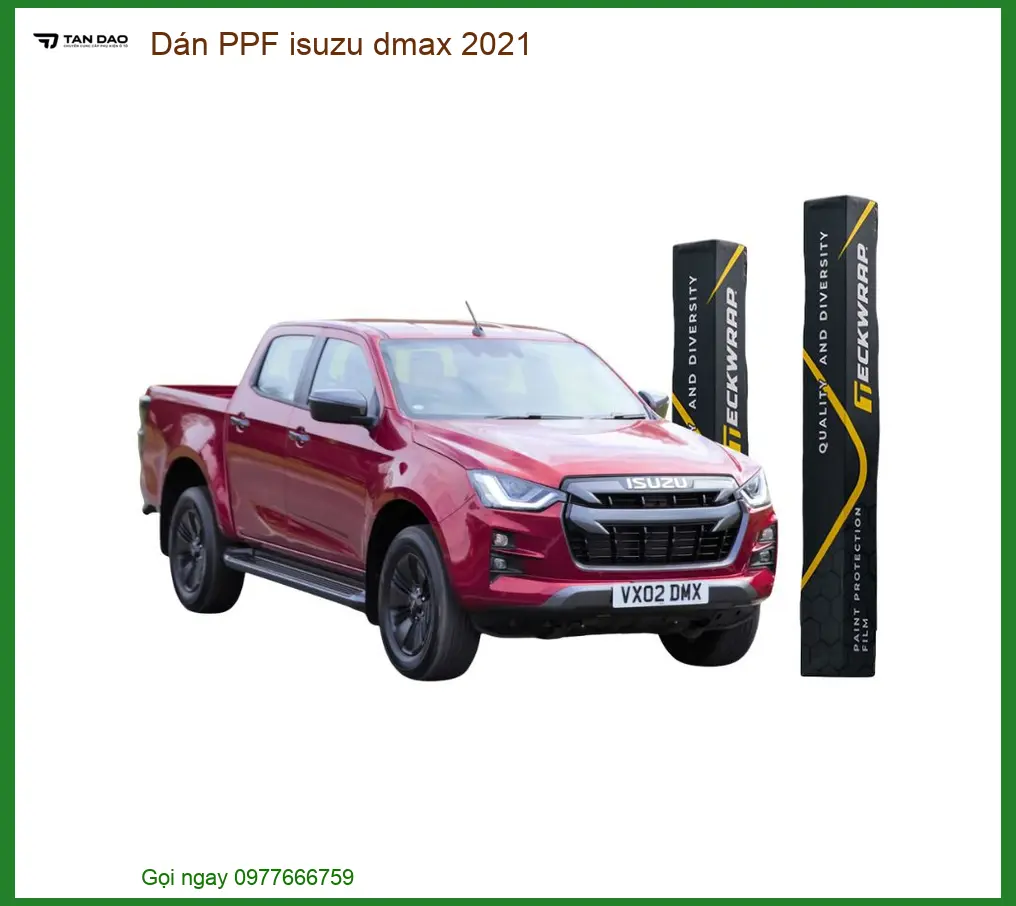 Dán PPF Isuzu Dmax 2021 - Trung Tâm Lắp Đặt PPF Xe Hơi Uy Tín Giá Tốt TPHCM