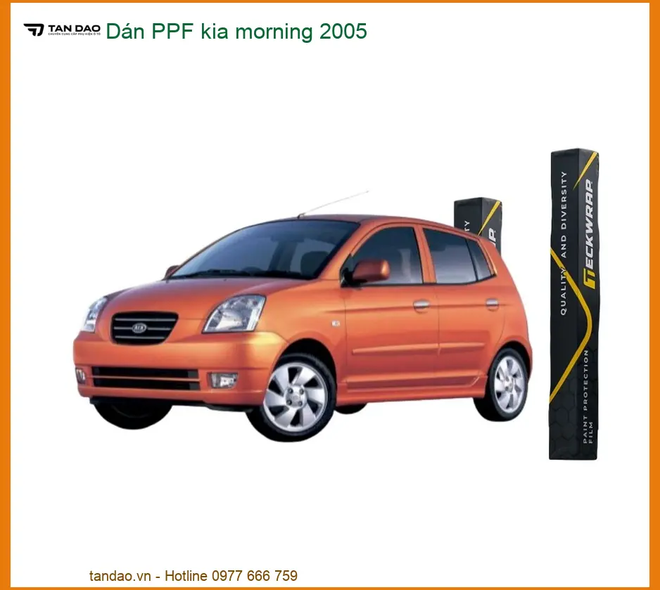 Dán PPF Kia Morning 2005 - Địa Chỉ Lắp Đặt Chính Hãng Giá Tốt TPHCM