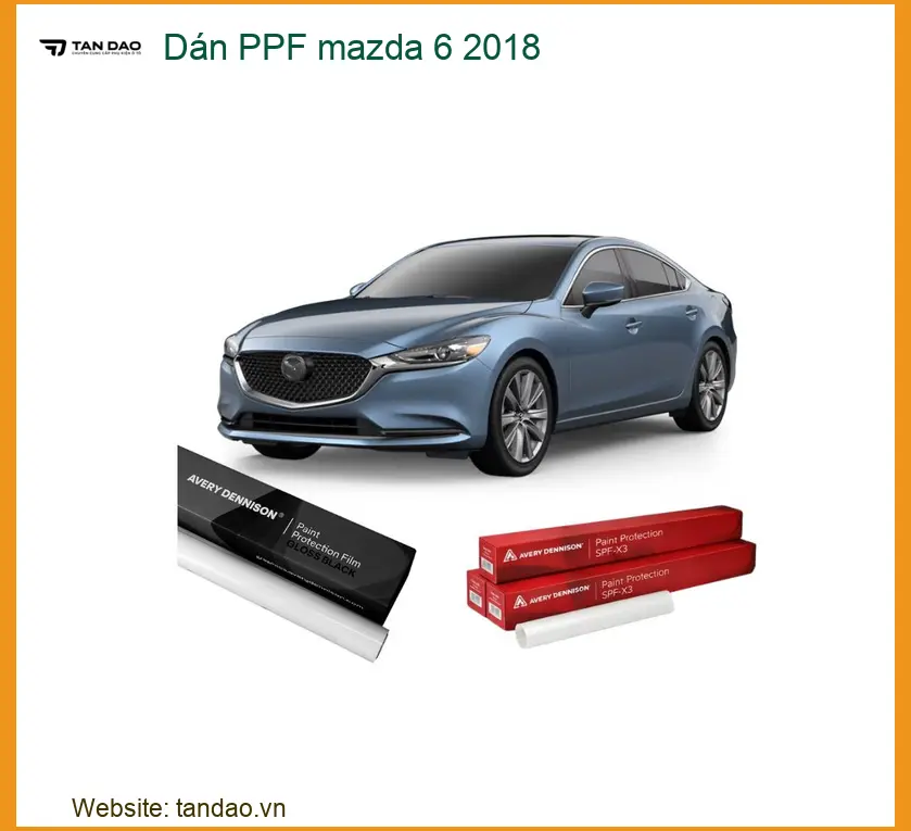 Dán Phim PPF Bảo Vệ Sơn Mazda 6 2018 - Địa Chỉ Lắp Đặt Uy Tín TPHCM