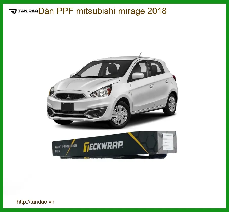 Dán PPF Mitsubishi Mirage 2018 - Trung Tâm Lắp Đặt Uy Tín TPHCM