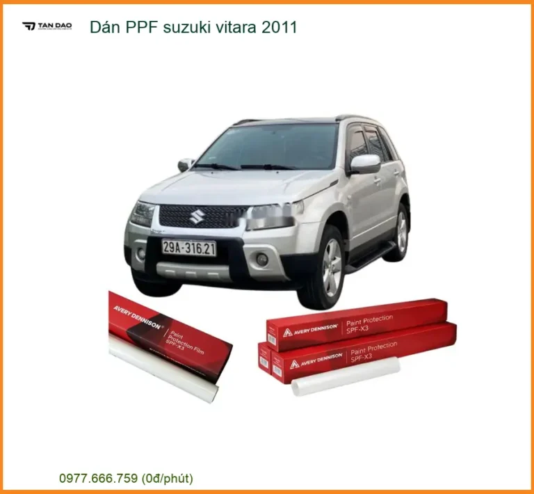 Dán PPF Suzuki Vitara 2011 - Địa Chỉ Gắn Phim Bảo Vệ Sơn Chính Hãng TPHCM