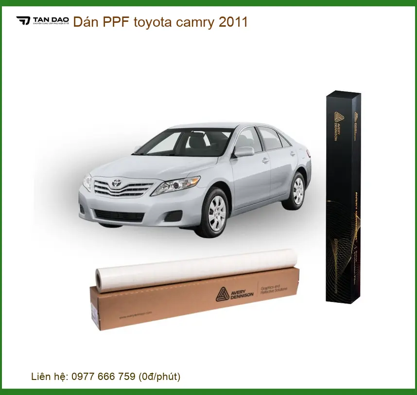 Dán Phim Bảo Vệ Sơn PPF Toyota Camry 2011 - Địa Chỉ Lắp Đặt Uy Tín TPHCM