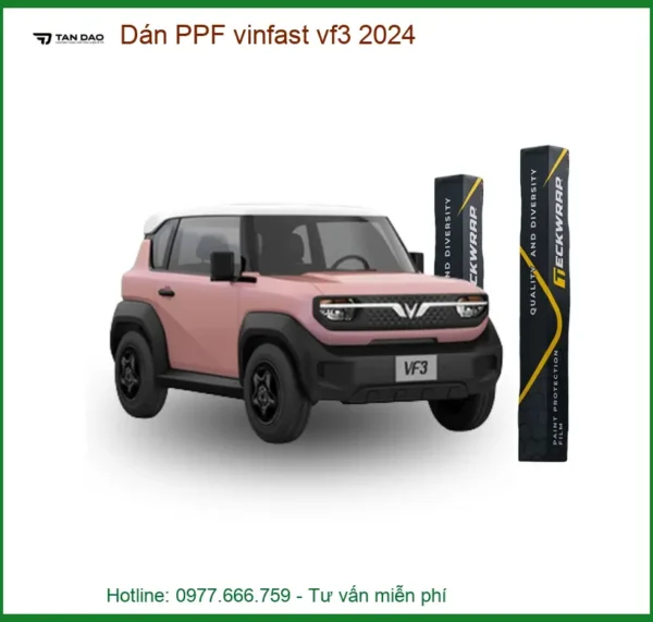 Dán Phim PPF Bảo Vệ Sơn Vinfast VF3 2024 - Trung Tâm Thi Công Chính Hãng Giá Tốt TPHCM