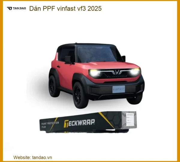 Dán PPF Vinfast VF3 2025 - Trung Tâm Thi Công Chính Hãng Giá Tốt TPHCM