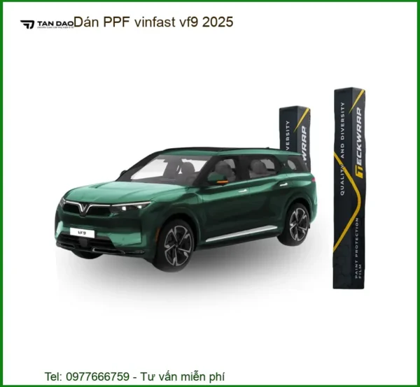 Dán PPF VinFast VF9 2025 - Địa Chỉ Thi Công Uy Tín Chính Hãng TPHCM
