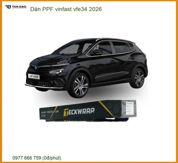 Dán PPF VinFast VF e34 2026 - Địa Chỉ Lắp Đặt Phim PPF Chính Hãng TPHCM