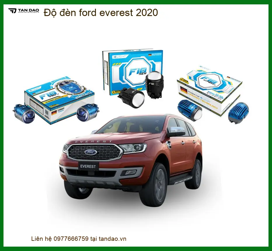 Độ đèn Ford Everest 2020 - Trung Tâm Nâng Cấp Đèn Uy Tín Giá Tốt TPHCM