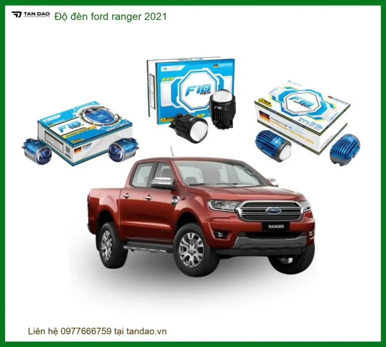 Độ Đèn Bi LED Tăng Sáng Ford Ranger 2021 - Trung Tâm Lắp Đặt Uy Tín TPHCM