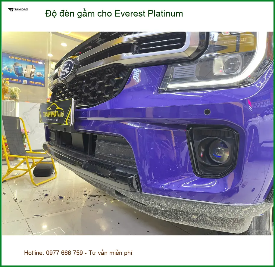 Anh Minh độ đèn gầm Everest Platinum để cải thiện tầm nhìn ban đêm tại Quận 9 ảnh thực tế 4