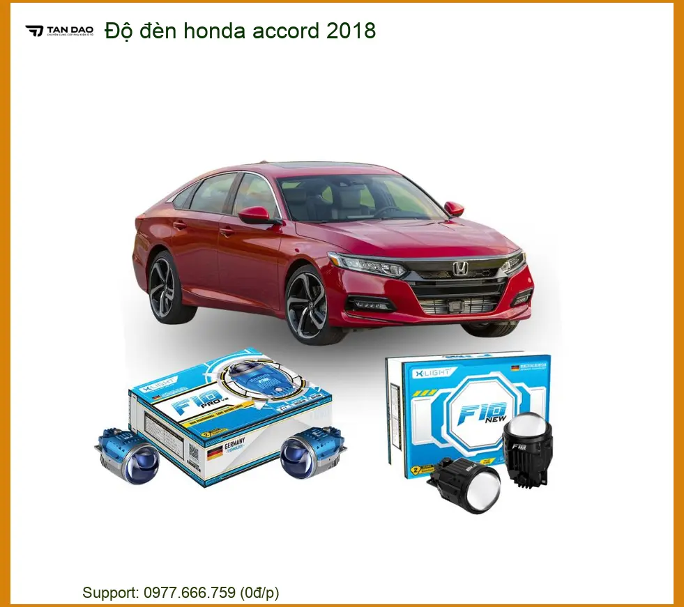 Độ đèn Honda Accord 2018 - Địa Chỉ Lắp Đặt Đèn Uy Tín Cao Cấp TPHCM