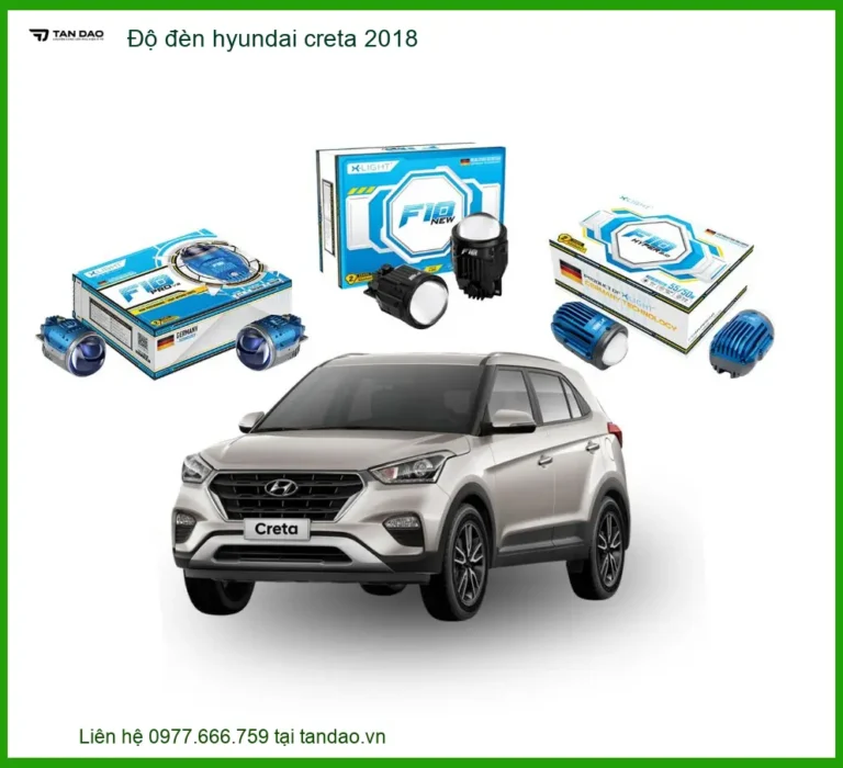 Độ Đèn Hyundai Creta 2018 - Trung Tâm Lắp Đặt Độ Đèn Ô Tô Uy Tín TPHCM