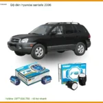 Độ đèn Hyundai SantaFe 2006 - Lắp Đặt Uy Tín TPHCM