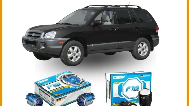 Độ đèn Hyundai SantaFe 2006 - Lắp Đặt Uy Tín TPHCM