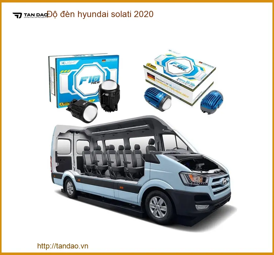 Độ Đèn Bi Gầm LED Hyundai Solati 2020 - Địa Chỉ Thi Công Chính Hãng TPHCM