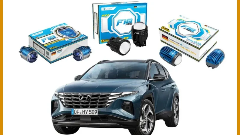 Độ đèn Hyundai Tucson 2021 - Đơn Vị Thi Công Đèn Bi LED Cao Cấp TPHCM