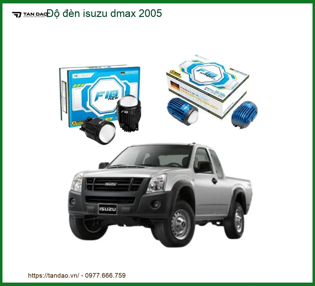 Nâng Cấp Độ Đèn Bi Led Laser Isuzu Dmax 2005 - Địa Chỉ Lắp Đặt Chính Hãng Giá Tốt TPHCM