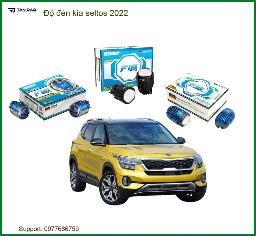 Độ Đèn Kia Seltos 2022 - Trung Tâm Độ Uy Tín Giá Tốt TPHCM