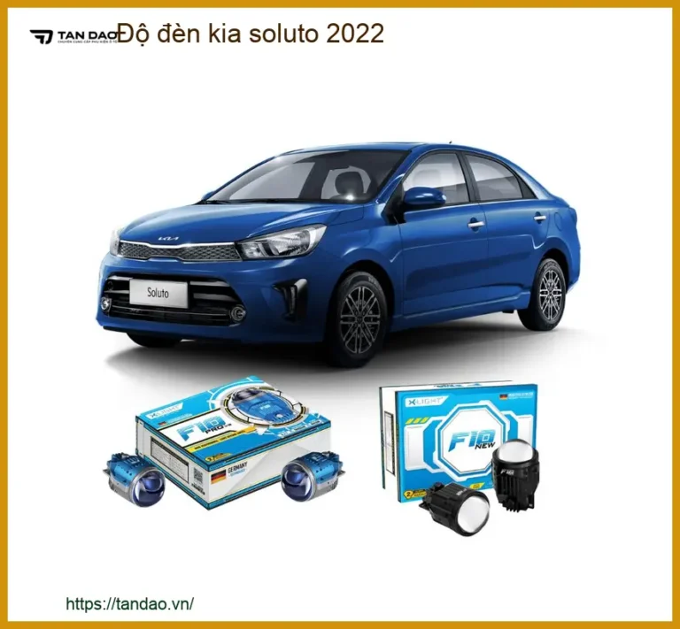 Độ Đèn Kia Soluto 2022 - Địa Chỉ Nâng Cấp Uy Tín TPHCM