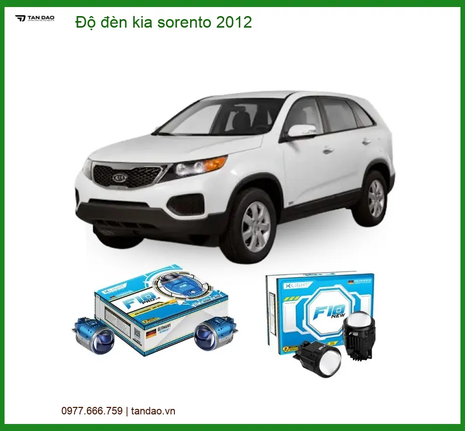 Độ Đèn Pha Bi Led Kia Sorento 2012 - Trung Tâm Lắp Đặt Uy Tín TPHCM