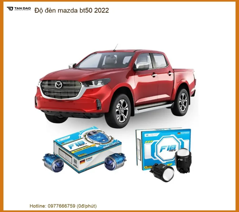 Độ Đèn Bi LED Laser Mazda BT50 2022 - Trung Tâm Nâng Cấp Uy Tín Giá Tốt TPHCM