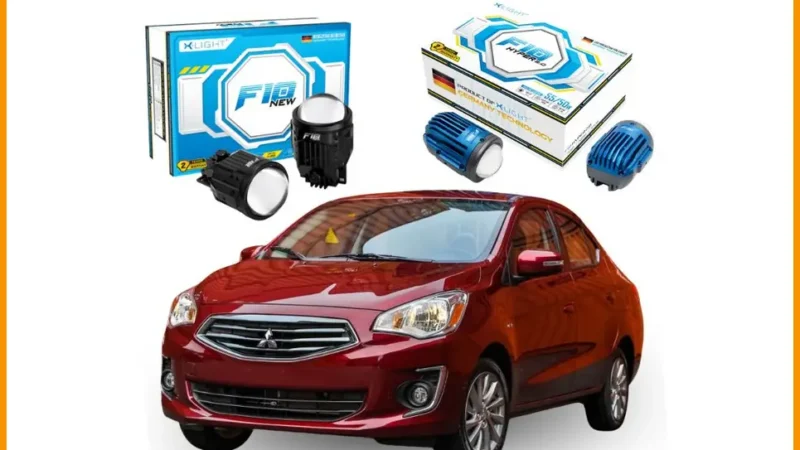 Dịch Vụ Độ Đèn Bi LED Mitsubishi Attrage 2017 - Địa Chỉ Lắp Đặt Uy Tín TPHCM