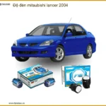 Độ Đèn Mitsubishi Lancer 2004 - Địa Chỉ Nâng Cấp Uy Tín TPHCM