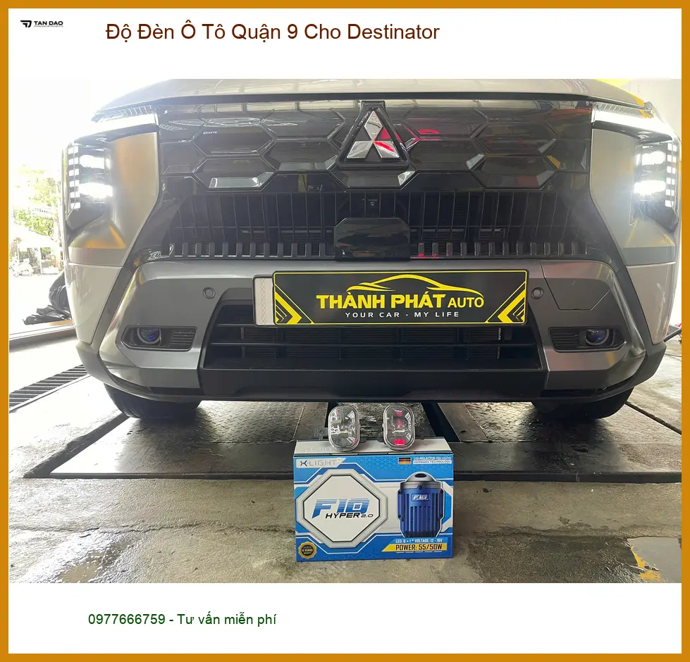 Anh Minh độ đèn ô tô Hyundai Creta tại Quận 9 vì đèn zin không đủ sáng ảnh thực tế 2