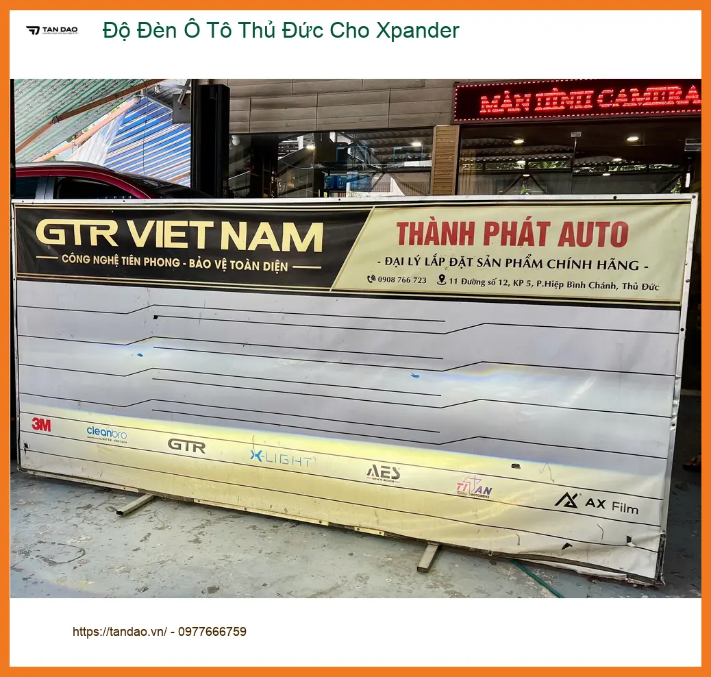 Chú Phi độ đèn ô tô cho Xpander tại Thủ Đức vì đèn zin không đủ sáng khi đi trời tối ảnh thực tế 5
