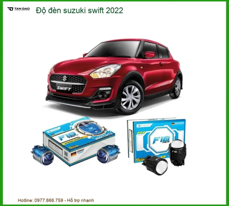 Độ đèn Bi LED Laser Suzuki Swift 2022 - Trung Tâm Lắp Đặt Chính Hãng TPHCM