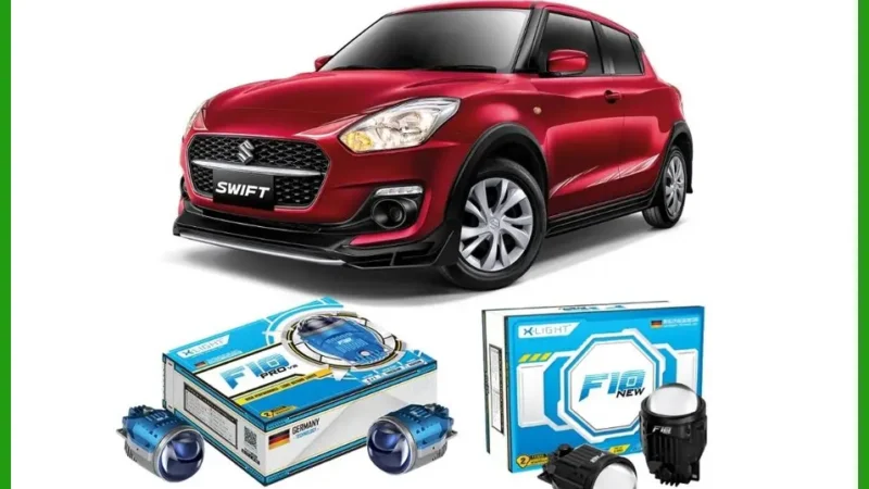 Độ đèn Bi LED Laser Suzuki Swift 2022 - Trung Tâm Lắp Đặt Chính Hãng TPHCM