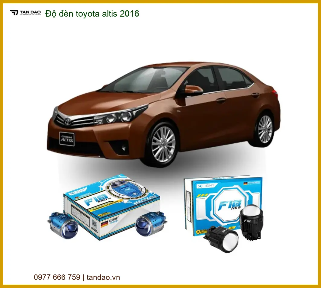 Độ đèn Toyota Altis 2016 - Trung Tâm Chuyên Độ Đèn Chính Hãng TPHCM