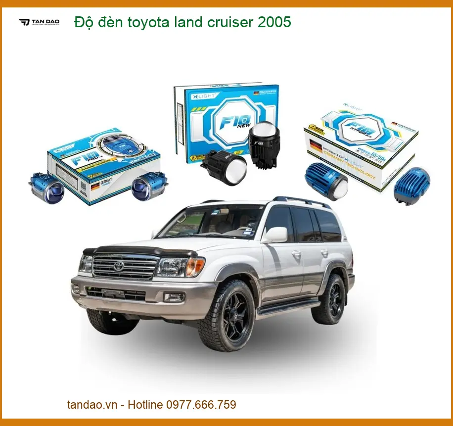 Độ đèn Toyota Land Cruiser 2005 - Trung Tâm Độ Uy Tín TPHCM